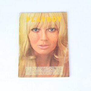 Vintage Playboy Art August 1960s Home Decor Summer Memorabilia Retro